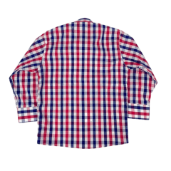 Camisa Infantil Radade Xadrez Verde Claro Vermelho