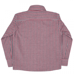 Camisa Xadrez Infantil Laço Forte Manga Longa Várias Cores