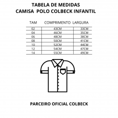 Camiseta Polo Infantil Cavalo Crioulo Colbeck Azul Tradicional