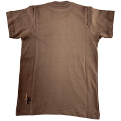 Camiseta Infantil Masculina Ox Horns Marrom Estampada Ref:5352
