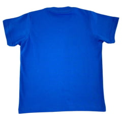 Camiseta Infantil Ox Horns Azul Royal Estampa Cavalo e Cowboy Ref:5325