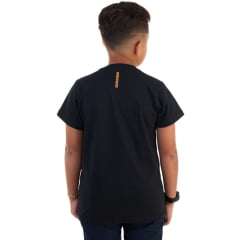 Camiseta Infantil Ox Horns Preta Com Estampa Cowboy Ref:5299