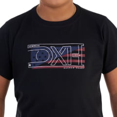 Camiseta Infantil Ox Horns Preto Estampada American Ref:5301