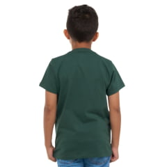 Camiseta Infantil Ox Horns Verde Militar Com Desenho De Trator Ref.5261