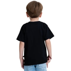 Camiseta Infantil Texas Farm Manga Curta Preto Estampa Celeiro Ref: CIM035