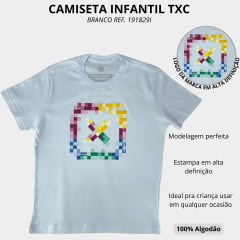 Camiseta Infantil TXC Custom Manga Curta Branco R:191829I