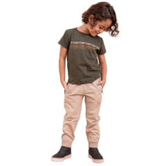 Camiseta Infantil Txc Custom Verde Militar - Ref. 191978I