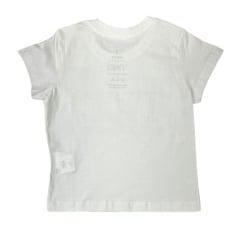 Camiseta Infantil TXC Feminina Manga Curta Off White Slim Custom C/ Logo De Strass REF: 50976I