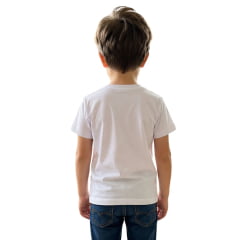 Camiseta Infantil TXC Manga Curta Regular Fio30 Branco Estampada Logo Preto Ref:195013I