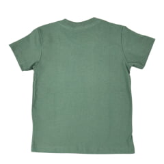 Camiseta Infantil TXC Verde Militar Manga Curta Classic Com Logo Bordada REF: 19489I