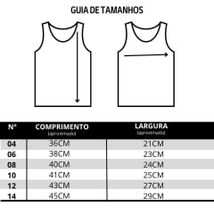 Regata Infantil Texas Farm Canelada Mini Teen Preta Com Bordado Caramelo Ref:RTTEEN0001