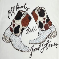 Camiseta Infantil Feminina Ox  Horns Creme Ref:5341