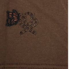 Camiseta Infantil Feminina Ox  Horns Marrom - Ref:5335