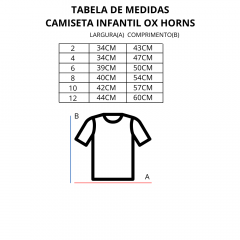 Camiseta Infantil Ox Horns Mescla Laço - Ref. 5142