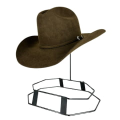 Chapéu Country Infantil Eldorado Lã Marrom Carneira Elástica Ref EC380.1