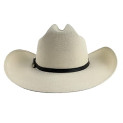 Chapéu Country Infantil Mundial Americano Lona 5x5 Branco Ref:214