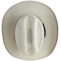Chapéu Country Infantil Mundial Americano Lona 5x5 Branco Ref:214