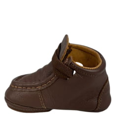 Destroyer Baby Goyazes Couro Telha Marrom Escuro Com Cadarço Marrom Solado Baby Ref:252204
