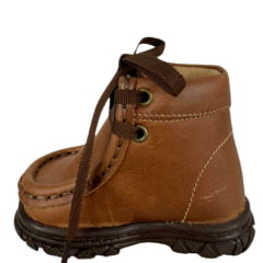 Coturno Destroyer Bebê Caminhos Da Roça Couro Café Ref:KB33-5 KI30-5