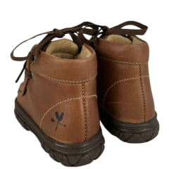 Coturno Destroyer Bebê Caminhos Da Roça Couro Café Ref:KB33-5 KI30-5