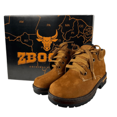 Coturno Infantil Zboots Nobuck Castor - Ref. J738