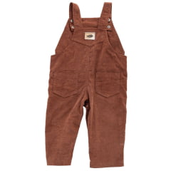 Macacão Infantil Zenz Baby Roy Marrom Bordado Cavalo/Ferradura E Florão Ref:ZW012070-1706