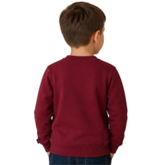 Moletom Infantil Juvenil Texas Farm Lifestyle Gola Careca Vermelho Bordo Estampada REF:MTCMINI002/MTCTTEN002