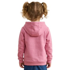 Moletom Infantil Texas Farm Rosa Algodão Doce Com Logo Rosa BB Modelo Canguru Com Capuz Ref:MTEEN0001