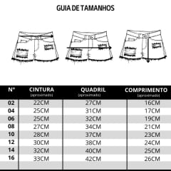 Shorts Infantil Jeans Azul Com Bordado E Strass Detalhe Desfiado Ref:251746