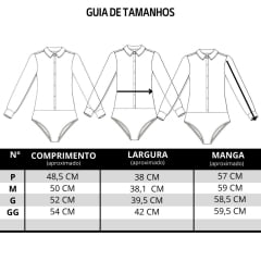 Body Feminino Country City Bruna de Tule Preto E Branco Ref. BBC20621