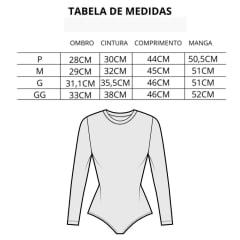 Body Feminino Os Moiadeiros Manga Longa Decote Canoa Logo Em Couro - Escolha a cor