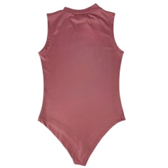 Body Feminino Radade Regata Com Strass Rosa Antigo/Azul Marinho