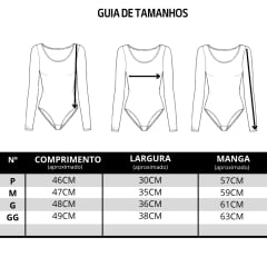 Body Feminino Texas Farm Neutral Canelado Marrom Café Logo Dourado Manga Longa REF:BCL001