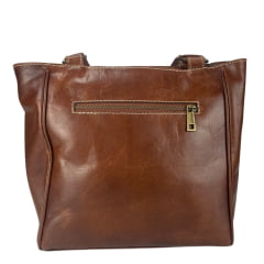 Bolsa Feminina Goyazes Couro Atlanta Caramelo Ref:B-2305-5