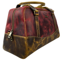 Bolsa Feminina Goyazes Couro Dallas Pinhão/Ocre - REF: B-2302-6