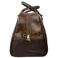 Bolsa Feminina Goyazes Couro Mustang Tabaco/Café - REF: B-2302-3