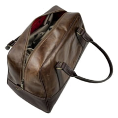 Bolsa Feminina Goyazes Couro Mustang Tabaco/Café - REF: B-2302-3