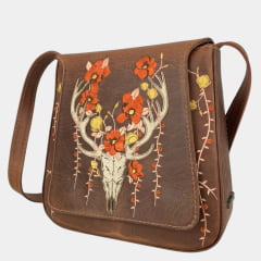 Bolsa Feminina Goyazes Dallas Terra Com Bordado Ref:B-2402-2