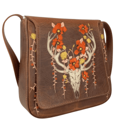 Bolsa Feminina Goyazes Dallas Terra Com Bordado Ref:B-2402-2