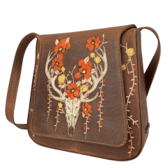 Bolsa Feminina Goyazes Dallas Terra Com Bordado Ref:B-2402-2