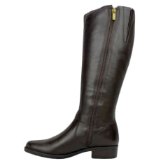 Bota Montaria Feminina Kedoll Arara Brasil Brown Com Fivela Dourada Ref: 3981