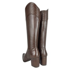 Bota Montaria Feminina Kedoll Café Bico Fino Ref:4234