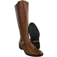 Bota Montaria Feminina Kedoll Macadamia Com Detalhes Bridão Removível Ref: 3915