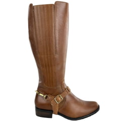 Bota Montaria Feminina Kedoll Macadamia Com Detalhes Bridão Removível Ref: 3915