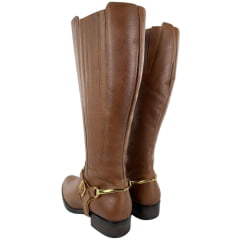 Bota Montaria Feminina Kedoll Macadamia Com Detalhes Bridão Removível Ref: 3915
