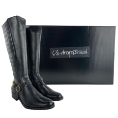 Bota Montaria Feminina Kedoll Preta Com Detalhes Bridão Removível Ref: 3915