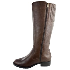 Bota Montaria Feminina Kedoll Tabaco Com Zíper Dos Dois Lados Ref: 3966