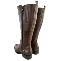 Bota Montaria Feminina Kedoll Tabaco Com Zíper Dos Dois Lados Ref: 3966