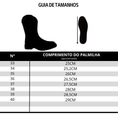 Bota Texana Feminina Big Bull Boots Couro Fóssil/Preto C/ Bordado E Laser C/ Fundo Prata REF: 909-L897