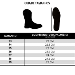 Bota Texana Feminina Capelli Boots Bico Fino Couro Preto/Off White Cano Alto Com Zíper Solado Top Ruber RF: 3135 Cd:27416CA